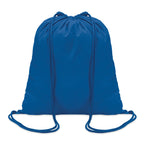 Branded Cotton Drawstring Bag 100gsm in Blue