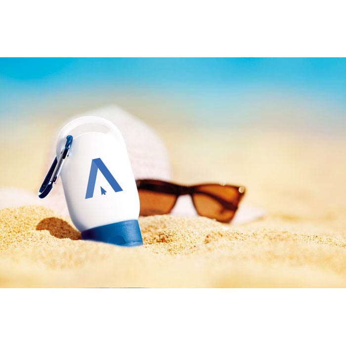 Branded Sun Lotion Keyring