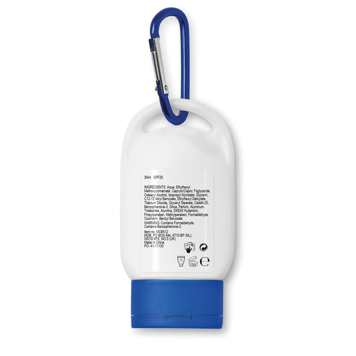 Branded Sun Lotion Keyring