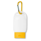 Branded Sun Lotion Keyring in Yellow