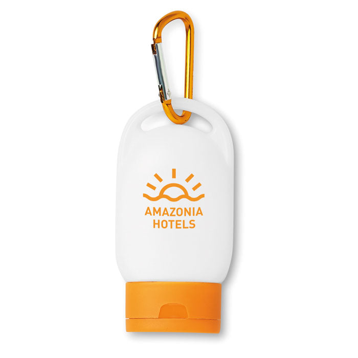 Branded Sun Lotion Keyring