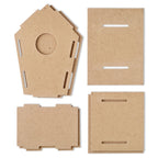 Branded Build Your Own Wooden Bird House without branding