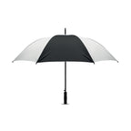 Branded 27 Inch Auto Open Umbrella in Black