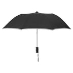 Branded 21 Inch 2 Fold Reflective Trim Umbrella without branding