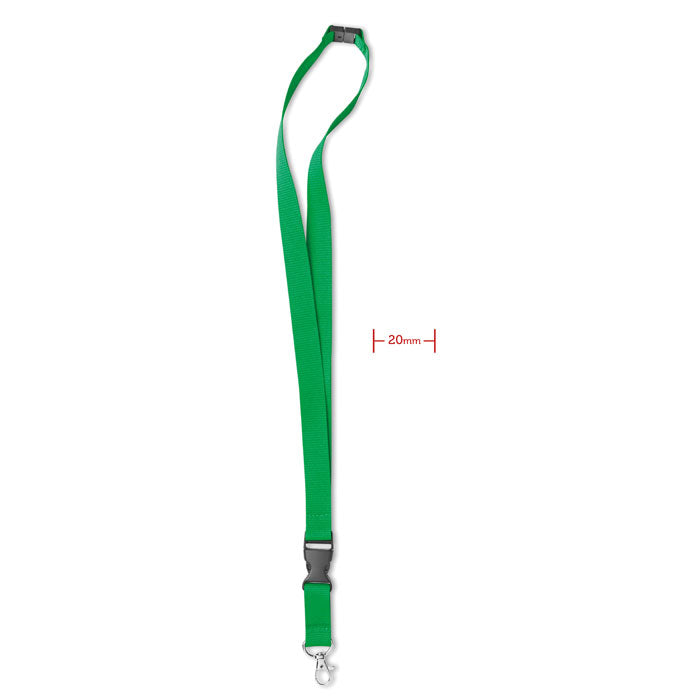 Branded 20mm Lanyard with Hook and Detachable Buckle colour option 09