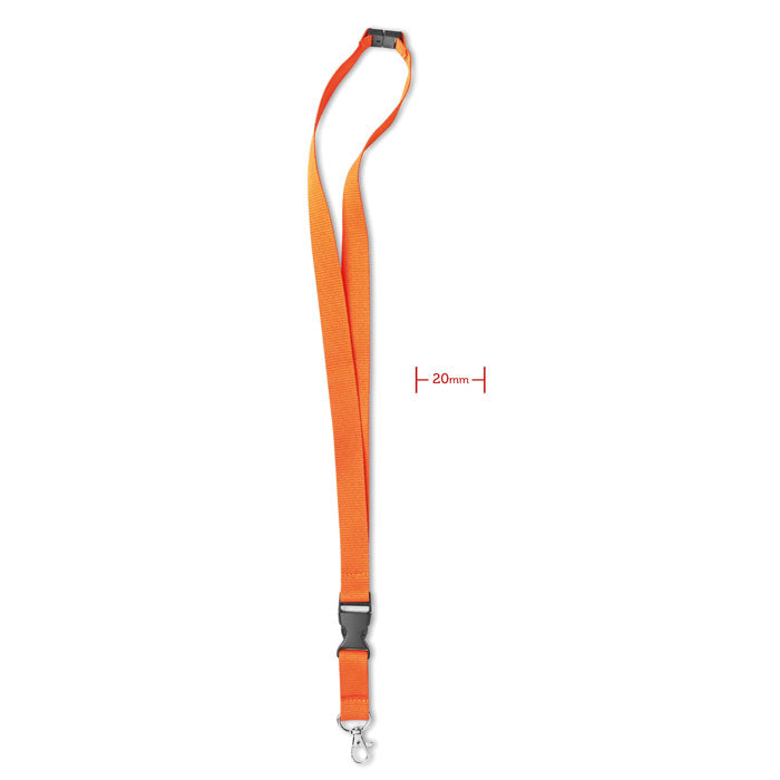 Branded 20mm Lanyard with Hook and Detachable Buckle colour option 10