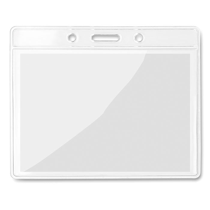 Branded Transparent Badge - 10 x 8cm without branding