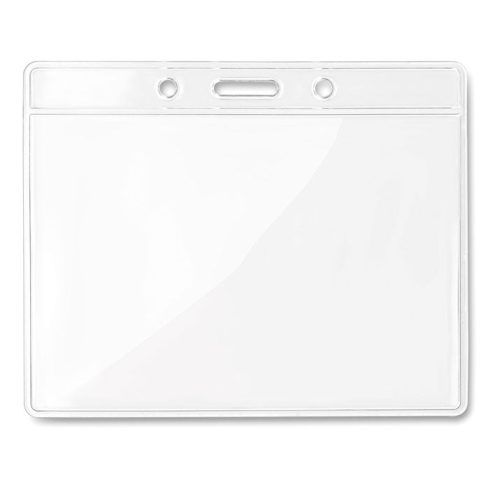 Branded Transparent Badge - 10 x 8cm without branding