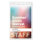 Branded Transparent Badge - 7.5 x 12.5cm