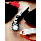 Branded Extendable Aluminium Torch in use