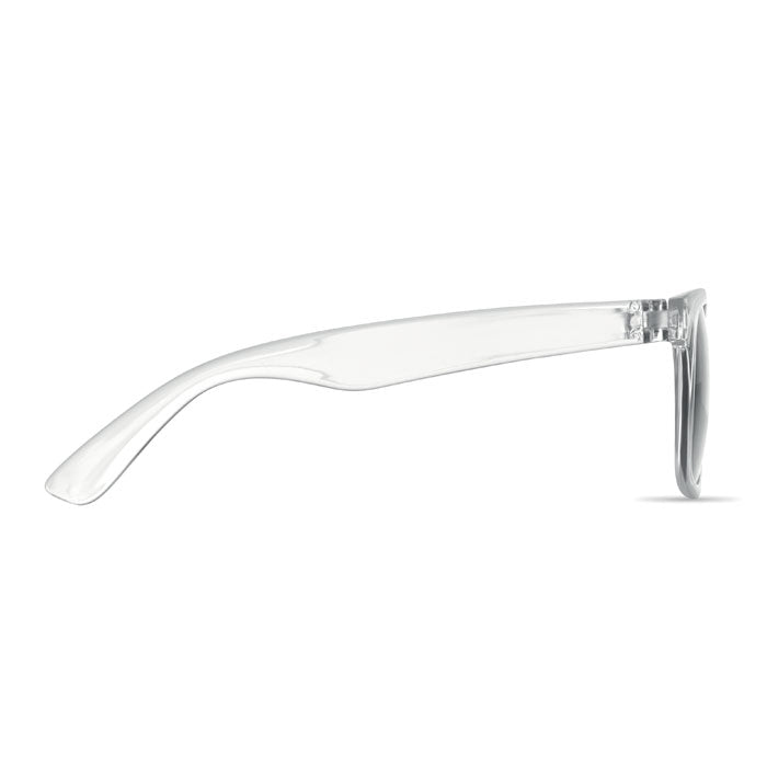 Branded Coloured Arm Sunglasses with Mirrored Lenses without branding