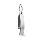 Branded Shiny Aluminium Bottle Opener Key Ring