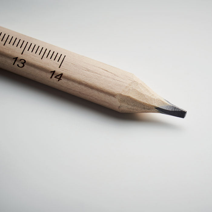 Branded Wooden Ruler Pencil