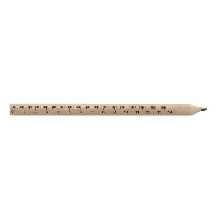 Branded Wooden Ruler Pencil