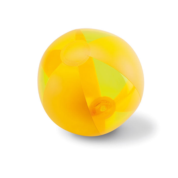 Branded Inflatable Beach Ball with Transparent Panels without branding