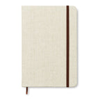 Branded A5 Canvas Hard Cover Notebook
