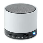 Branded Round Rubber Finish Wireless Speaker