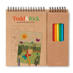 Branded Colouring Set with Notepad