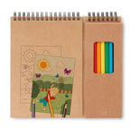 Branded Colouring Set with Notepad without branding