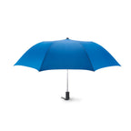 Branded 21 Inch Foldable Auto Open Umbrella in Blue