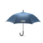 Branded Luxe 23 Inch Windproof Umbrella in Blue