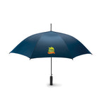 Branded 23 Inch Auto Open Umbrella with EVA Handle in Blue