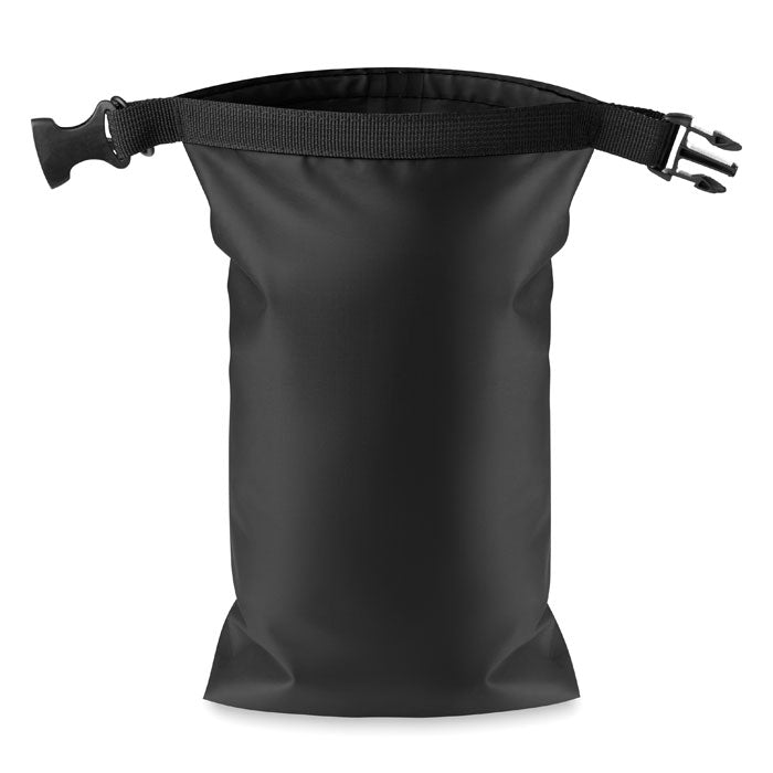 Branded Water Resistant Bag PVC Small in Black