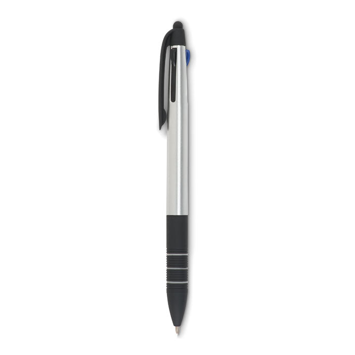 Branded 3-in-1 ink pen with stylus, detail