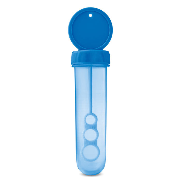 Branded Bubble Stick Blower in Blue