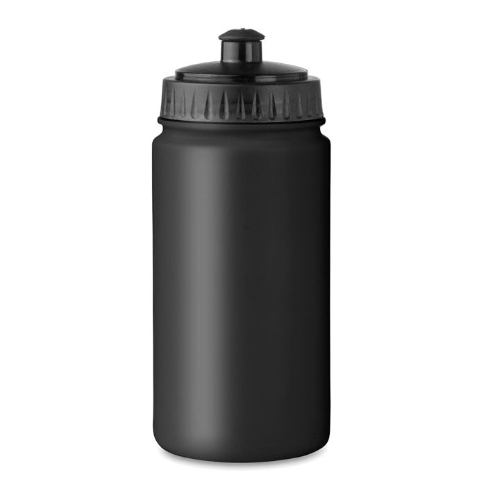 Branded PE Sports Bottle 500ml in Black