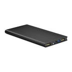 Branded Recycled Aluminium Power Bank 8000mAh in Black