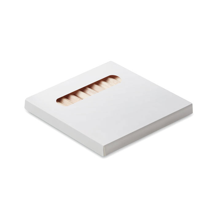 Branded Drawing Set with 12 Coloured Pencils without branding