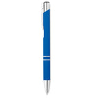 Branded rubberised finish aluminium ball pen