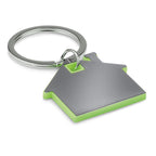 Branded House Shaped Plastic Key Ring