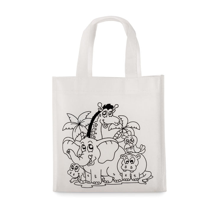 Branded Non-Woven Mini Shopping Bag with Markers without branding