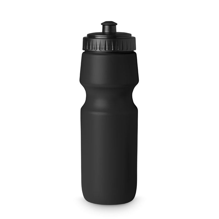 Branded PE Sports Bottle 700ml in Black
