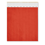 Branded Paper Wristbands in Red