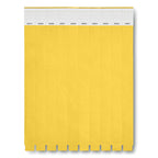 Branded Paper Wristbands in Yellow