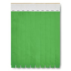 Branded Paper Wristbands in Green