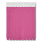 Branded Paper Wristbands in Pink