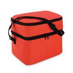 Branded Cooler Bag with 2 Compartments in Red