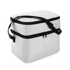 Branded Cooler Bag with 2 Compartments in White