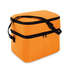 Branded Cooler Bag with 2 Compartments in Orange