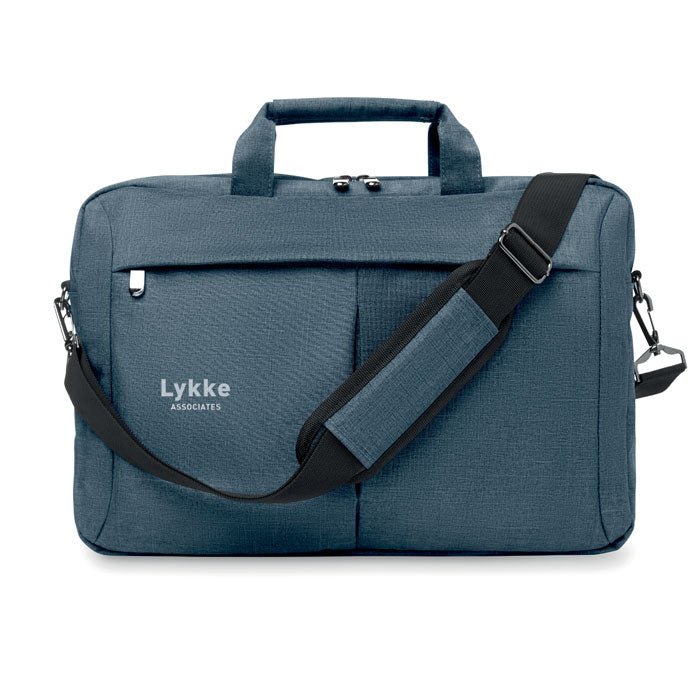 Branded Laptop Bag in 2 Tone 360D