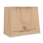 Branded Jute Shopping Bag 40 x 17 x 32.5cm