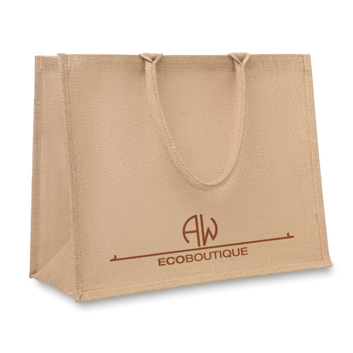 Branded Jute Shopping Bag 40 x 17 x 32.5cm