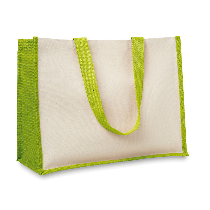 Branded Jute and Canvas Shopping Bag without branding