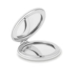 Branded Round PU Double Mirror