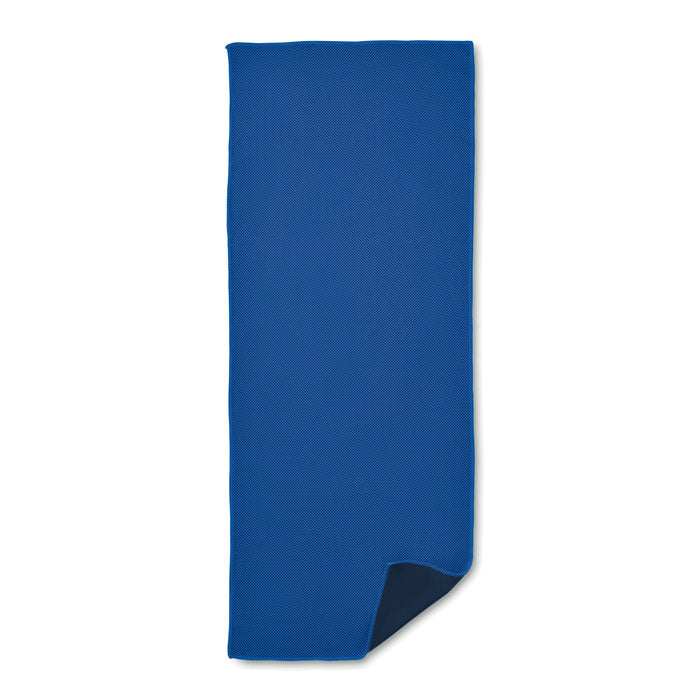 Branded Microfibre Sports Towel 30 x 80cm in Blue
