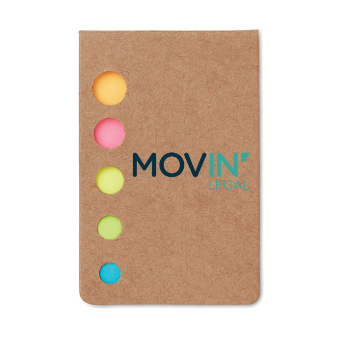 Branded Colour Page Markers Pad